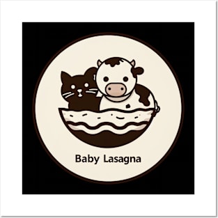 baby lasagna animals t shirt Posters and Art